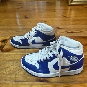 Jordan 1 Mid Kentucky Blue Size 7